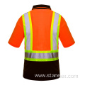 Breathable Construction Uniforms Short Reflective Shirts